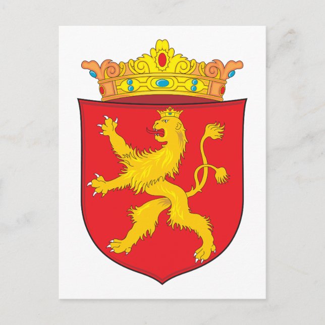 Makedonien-Wappen (1635) Postkarte (Vorderseite)