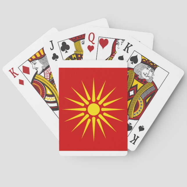 Makedonische Karten Spielkarten (Rückseite)