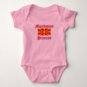 makedonische Prinzessin Baby Strampler