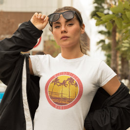 Makena Beach Maui Vintag Beach Sunrise Surf T-Shirt