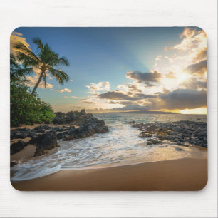 Makena Strand-Bucht-Sonnenuntergang Mousepad