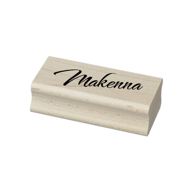 Makenna name cursive dekorative Skript-Schriftart Gummistempel (Stempel)