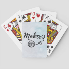 Maker Garne + Handwerk Pastellfarben Spielkarten