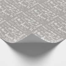 Maker Kunsthandwerk Typografie Print White