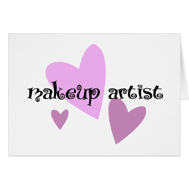 Makeup Artist (Vorderseite (Horizontal))