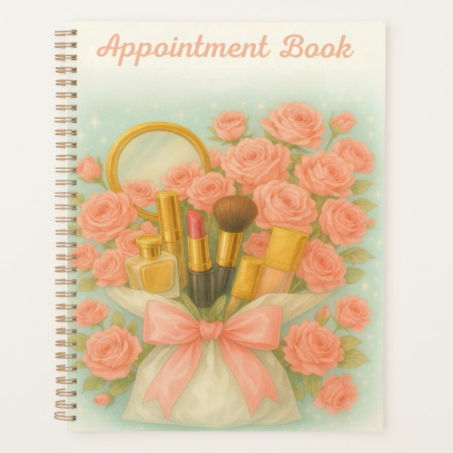 Makeup Artist Appointment Book 2026  Planner Planer (Vorderseite)