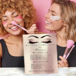 Makeup Artist Beauty Brown Lashes Flyer Rose Park<br><div class="desc">Sie suchen eine berufliche, aufschlussreiche Möglichkeit, Ihre Dienstleistungen und Preise potenziellen Kunden vorzustellen? Sehen Sie sich nur unsere Preisliste und Dienstleistungen an, die mit Rose Gold Glitzer Eyes Flyer dekoriert sind! Unser Flyer-Design wird mit seiner atemberaubenden Rose Gold Glitzer Auge-Design. Es ist visuell ansprechend und bietet alle wesentlichen Informationen, die...</div>