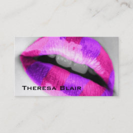 Makeup Artist Beauty Business Card Visitenkarte