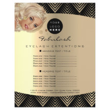Makeup Artist Beauty Gold Black Logo Haare Preise