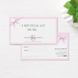 Makeup Artist Beauty Salon Geschenkgutscheine