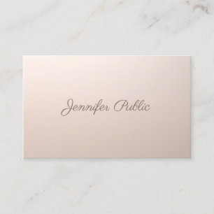 Makeup Artist Beauty Salon Kalligraphie Script Chi Visitenkarte