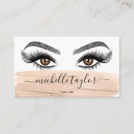 Makeup artist Beauty Salon Lash Extension Blush Visitenkarte