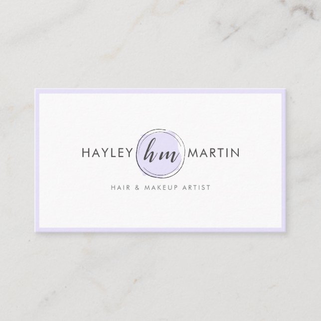 Makeup Artist Beauty Salon Visitenkarte (Vorderseite)