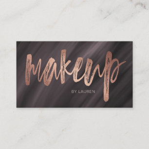 Makeup Artist Brush Typografie   Visitenkarte