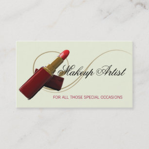 Makeup Artist Business Card Visitenkarte