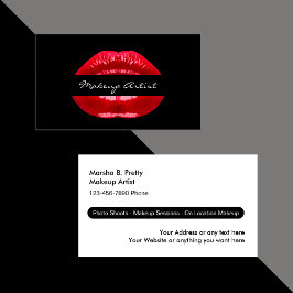 Makeup Artist Business Card Visitenkarte