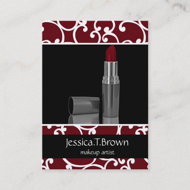 Makeup artist Business Cards Visitenkarte (Vorderseite)