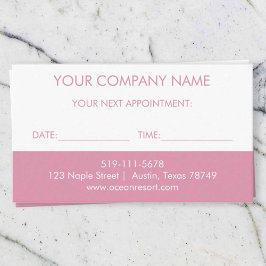 Makeup Artist Card Begleitkarte