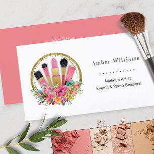 Makeup Artist Cosmetologin Salon Wellness-Center S Visitenkarte