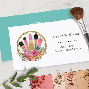 Makeup Artist Cosmetologin Salon Wellness-Center S Visitenkarte
