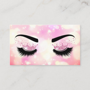 Makeup artist Crown Lashes Schönheitssalon Visitenkarte