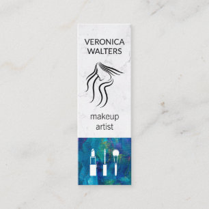 Makeup Artist   Damen Beauty   Makeup Mini Visitenkarte