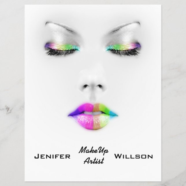 Makeup Artist Discount Offer Flyer (Vorne)