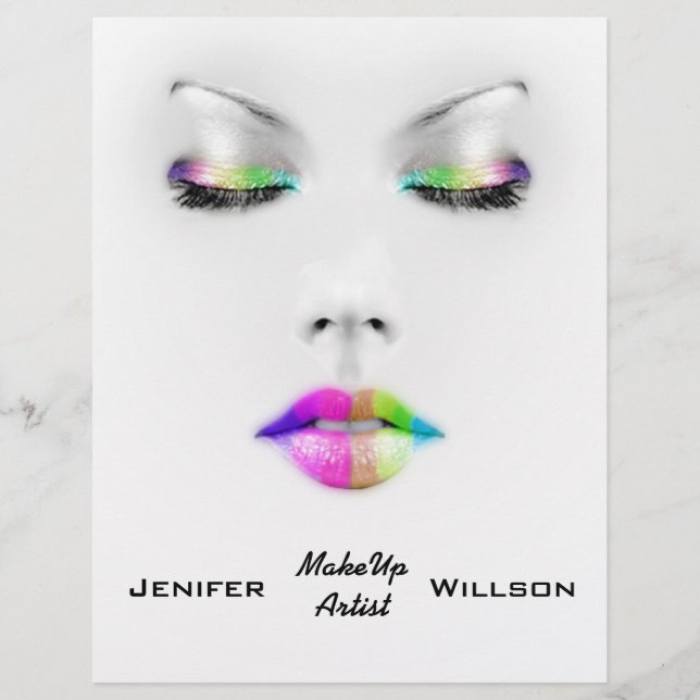 Makeup Artist Discount Offer Flyer (Vorne)