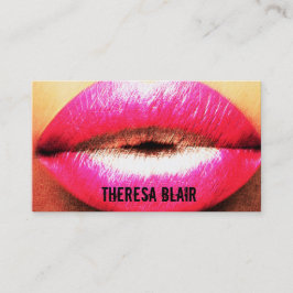 Makeup Artist Edgy Business Card Visitenkarte