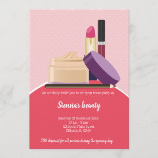 Makeup Artist Einladung