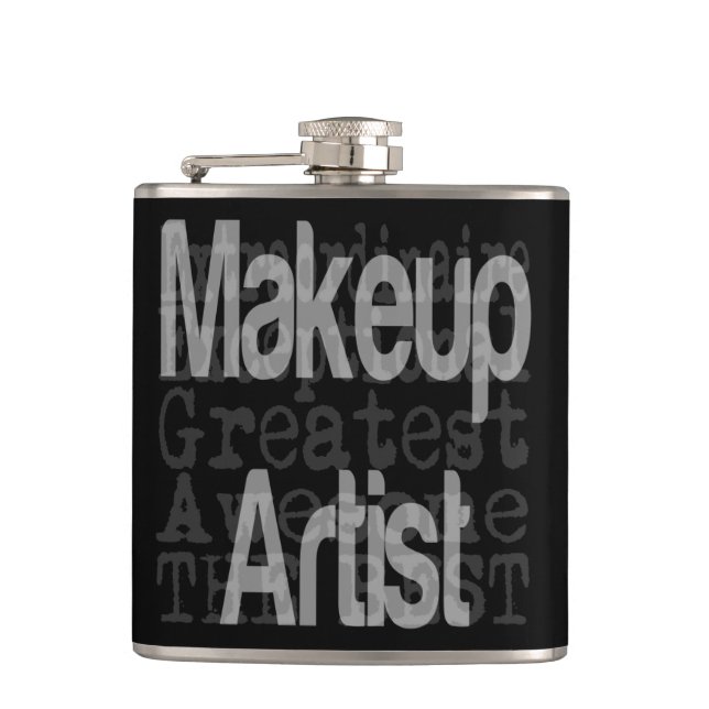 Makeup Artist Extraordinaire Flachmann (Vorderseite)