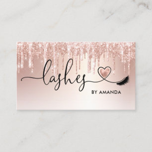 Makeup Artist Eyebrow Eyes Lashes Herz Visitenkarte