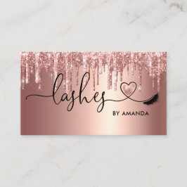 Makeup Artist Eyebrow Eyes Lashes Herz Visitenkarte