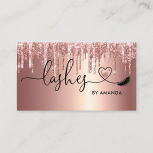Makeup Artist Eyebrow Eyes Lashes Herz Visitenkarte