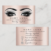 Makeup Artist Eyebrows Lashes Peach Rose Grau