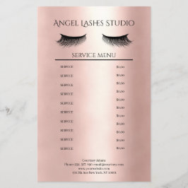 Makeup Artist Eyelash Extensions, Flyer