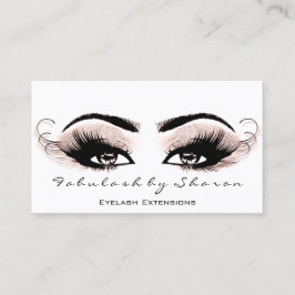 Makeup Artist Eyelash Lashes Glitzer Neu Visitenkarte
