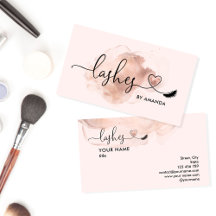 Makeup Artist Eyes Lashes Blush Pink Watercolor B