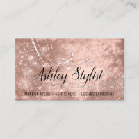Makeup Artist Friseur Salon Lash Rose Skin Metalli