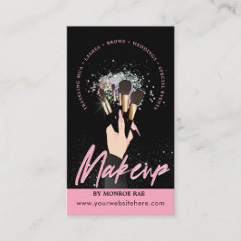 Makeup Artist Glam MUA Beauty Salon Beautician Visitenkarte