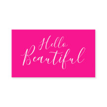 Makeup artist / haar stylist trendy pink