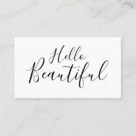 Makeup artist / haarstylistische trendige Visitenk Visitenkarte