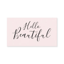 Makeup artist / haarstylistische trendige Visitenk