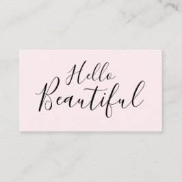 Makeup artist / haarstylistische trendige Visitenk Visitenkarte
