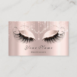 Makeup Artist Hair Eyelashes Terminierungskarte Terminkarte