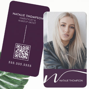 Makeup Artist Hairstylist Nail Tech Beauty Salon Visitenkarte