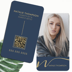 Makeup Artist Hairstylist Nail Tech Beauty Salon Visitenkarte