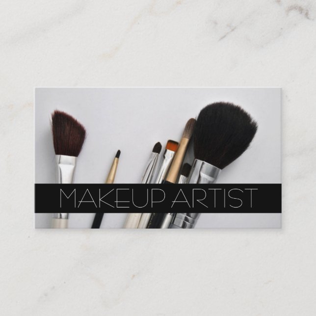 Makeup Artist, Kosmetologe, Beauty, Salon Visitenkarte (Vorderseite)