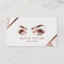 Makeup Artist Lashes Eyes Marmor Rose Gold