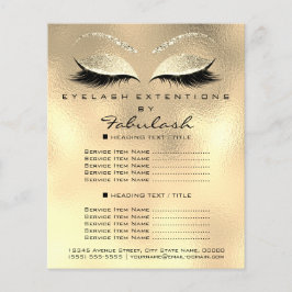 Makeup Artist Lashes Glitzer Flyer 1 Preise